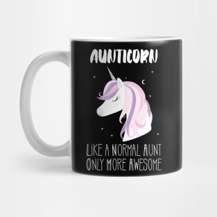 Aunticorn Aunt Awesome Unicorn Mug